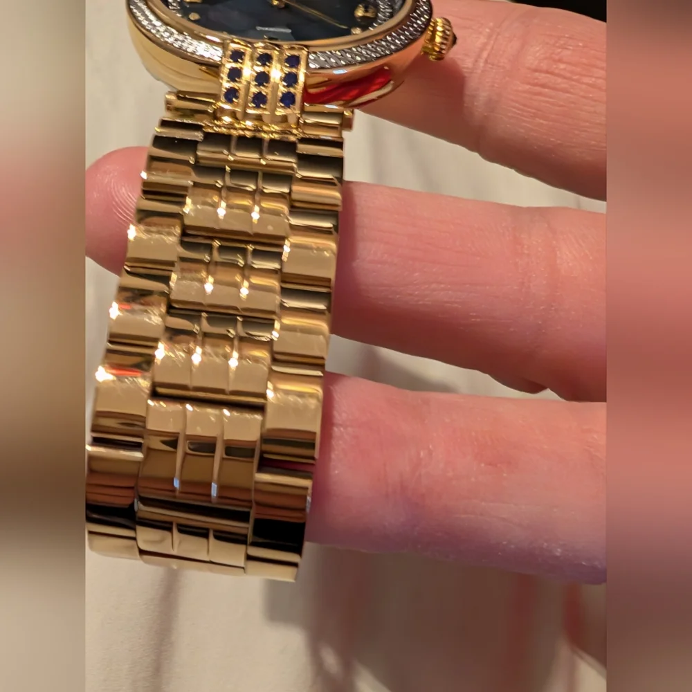 Gv2 By Gevril Matera Diamond Mother of Pearl Dial Ladies Watch